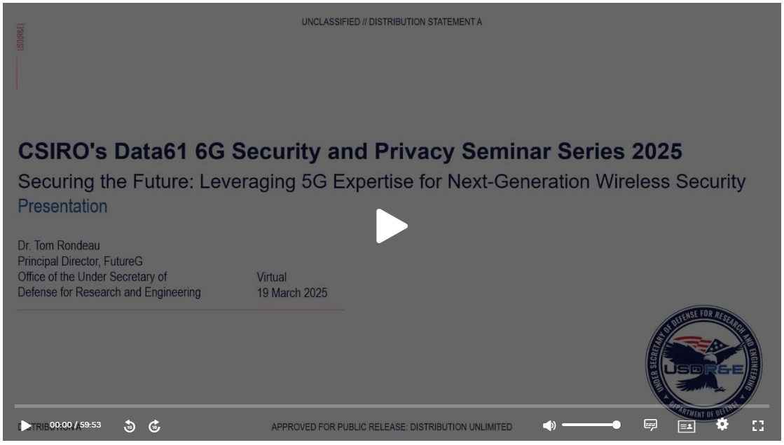 CSIRO's Data61 Security and Privacy Seminar Series 2025
